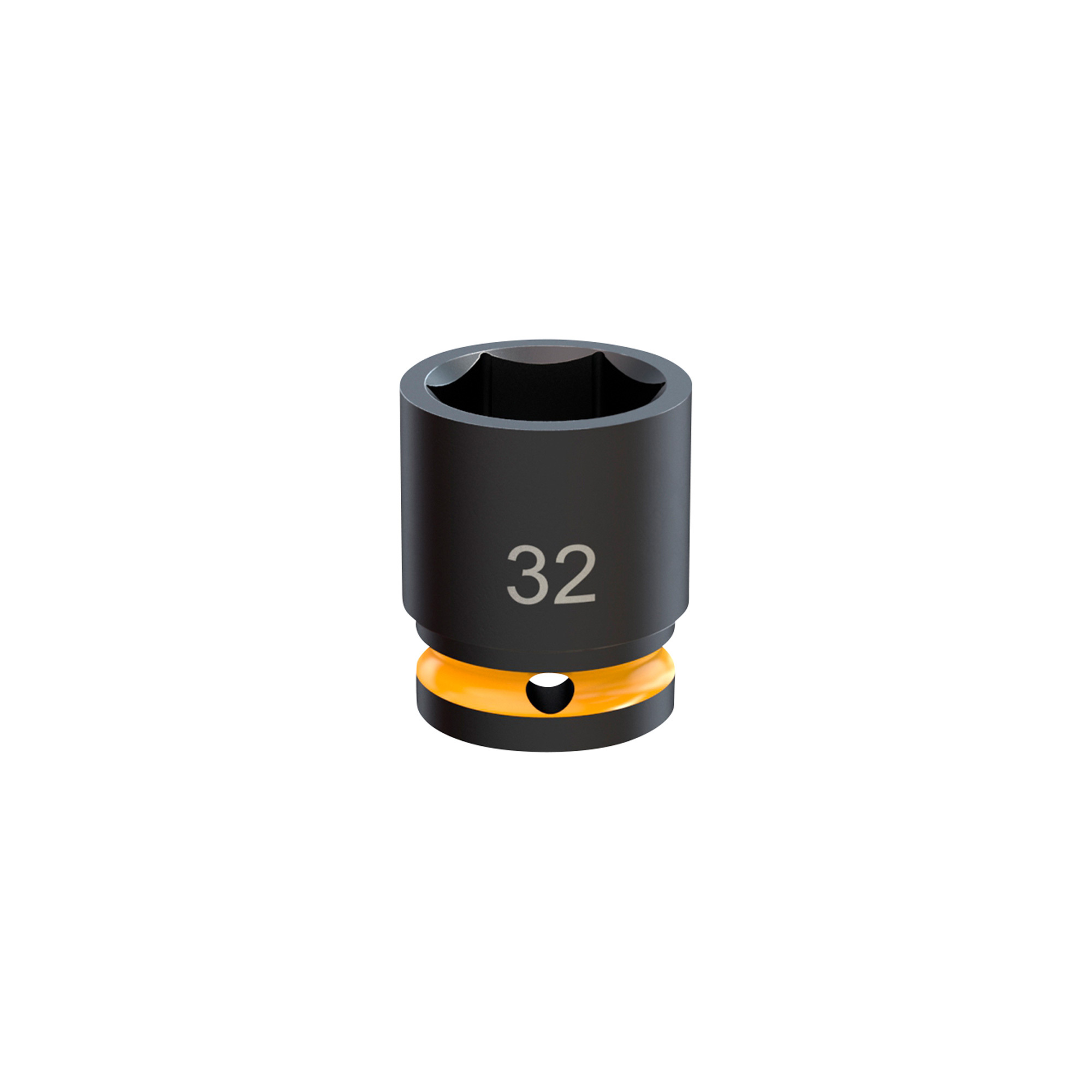 Klutch 3/4in. Drive 6-Point Chrome Molybdenum Jumbo Impact Socket, Metric